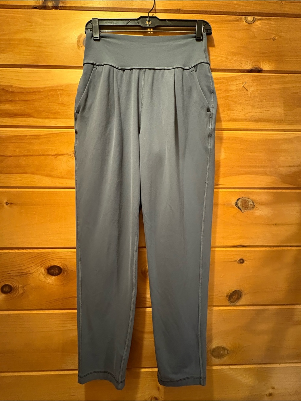 Athleta Elation Pant in a Smokey Blue-Gray color size XS